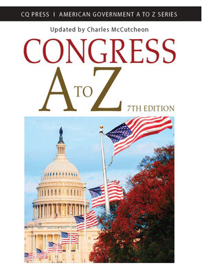 cover image of Congress a to Z